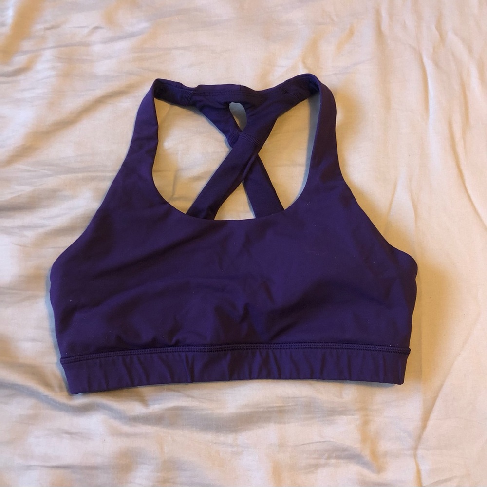 Purple Lululemon Sports Bra